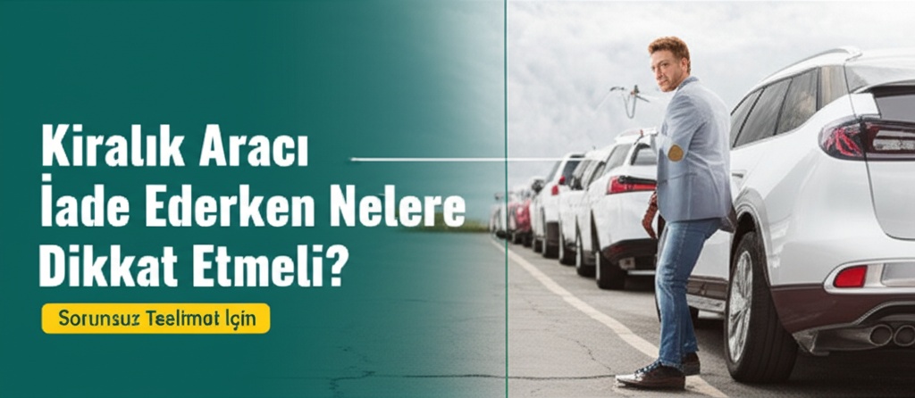 Kiralık Aracı İade Ederken Nelere Dikkat Etmeli? Sorunsuz Teslimat İçin