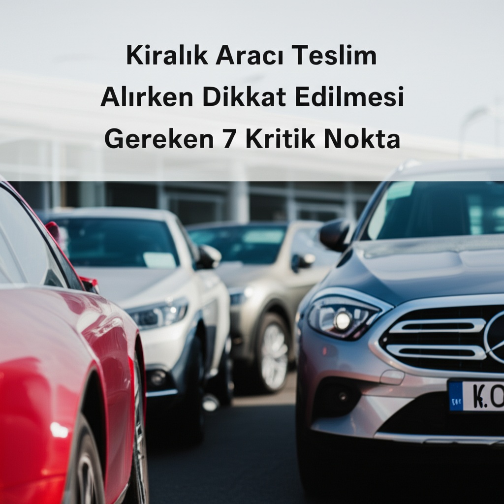 Kiralık Aracı Teslim Alırken Dikkat Edilmesi Gereken 7 Kritik Nokta