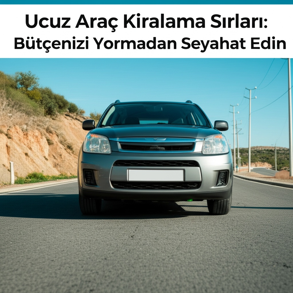 Ucuz Araç Kiralama Sırları: Bütçenizi Yormadan Seyahat Edin